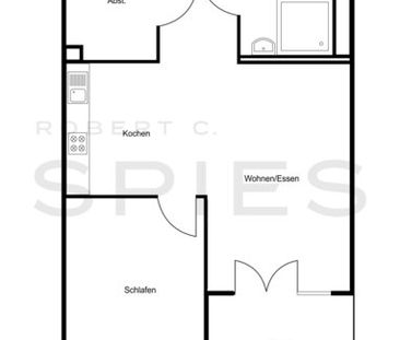 Barrierefreie, moderne 2-Zimmer-Wohnung mit schöner Terrasse in unmittelbarer Uni-Nähe - Foto 3