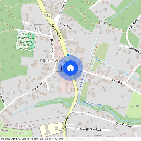 Głębokie-Pilchowo, Zachód, Szczecin, zachodniopomorskie