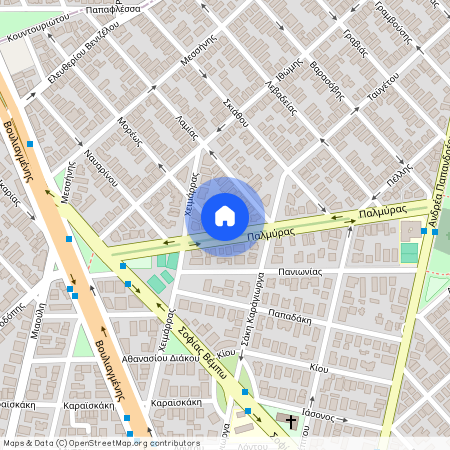 Παλμύρας 17, 165 61, Γλυφάδα (165 61), Άνω Γλυφάδα (Γλυφάδα)