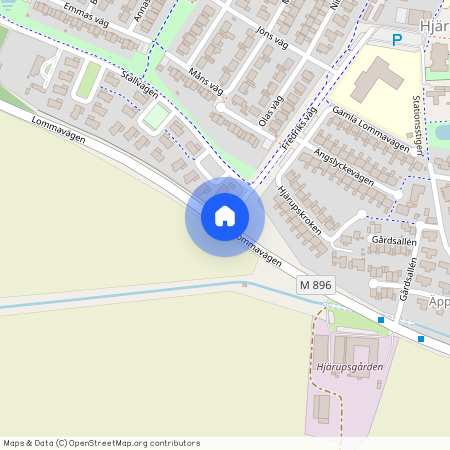 Lommavägen, Hjärup