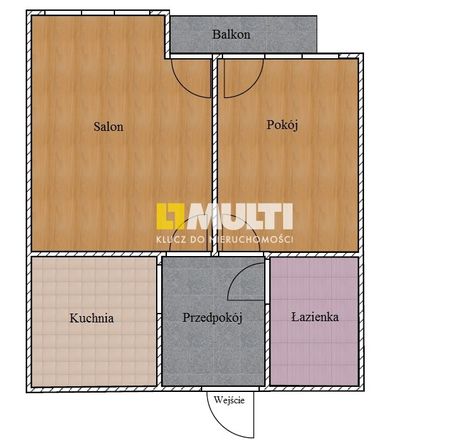 Słoneczne mieszkanie z balkonem - ul. Potulicka - Zdjęcie 2