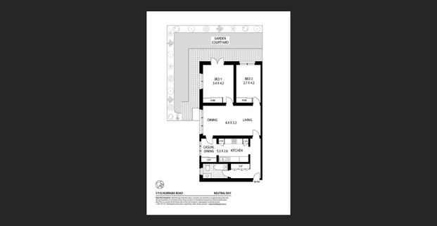 Charming art deco apartment with private access to garden courtyard - Photo 1