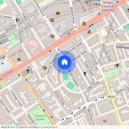 Flat 02 Cartwright Gardens, WC1H 9EH, Bloomsbury