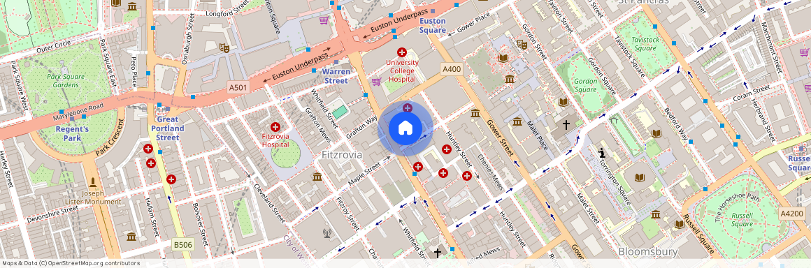 University Street, Bloomsbury, London, WC1E