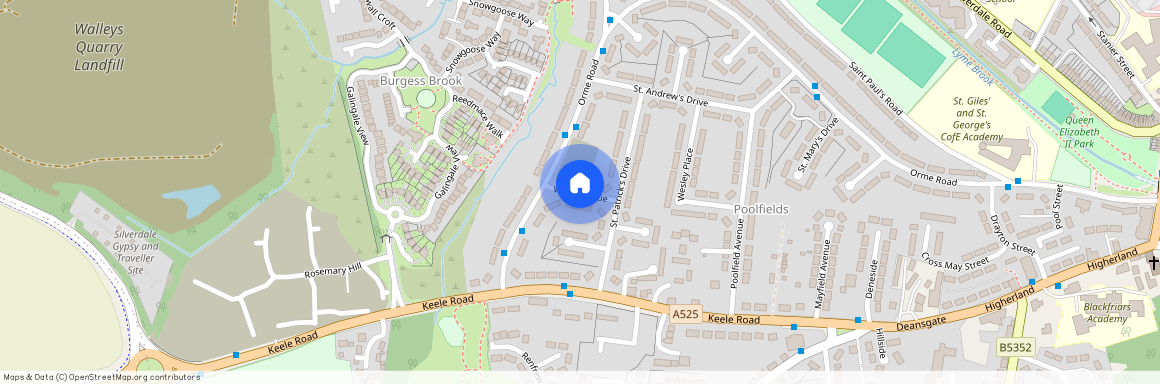 Wain Avenue, Newcastle-under-Lyme, Staffordshire