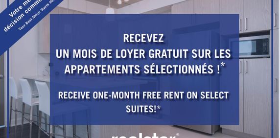 Appartement 2 chambres à louer Laval à Axial Towers - Photo 2