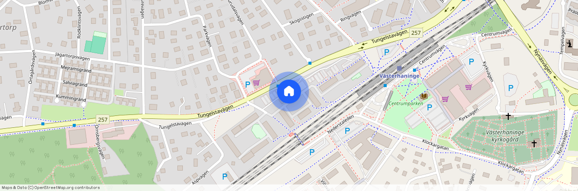 Västerhaninge, Stockholm, Haninge, Tungelstavägen 27 C