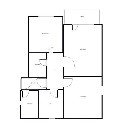 Helle 3-Zimmerwohnung mit Balkon - Foto 4