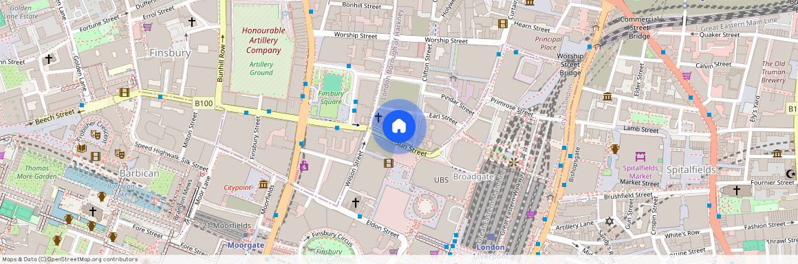 Sun Street, One Crown Place, EC2A