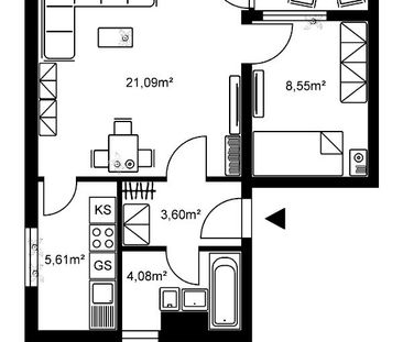 Tolle Single-Wohnung in Friedrichsdorf sucht Nachmieter/in ! - Foto 5