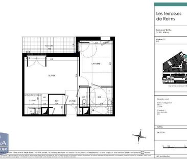 Location Appartement 2 pièces 44m² REIMS 51100 - Photo 6
