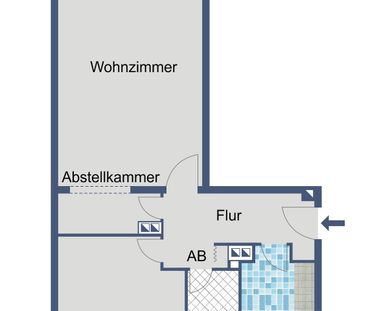 2-Zimmer-Wohnung mit Balkon in Frankfurt-Sachsenhausen - Foto 6