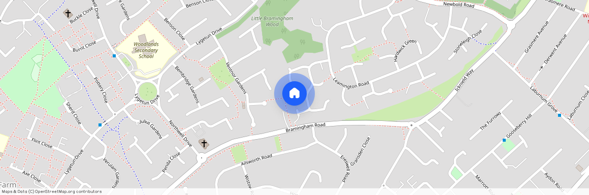 Milverton Green, Luton, Bedfordshire, LU3