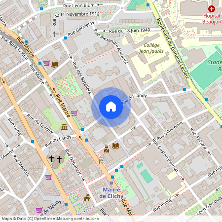 Rue du Landy, Francja, Clichy