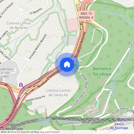 Se departamento Av paseo de la reforma, Colonia Lomas de Santa Fe, C.P. 01219, Df / Cdmx