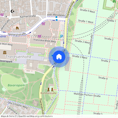 Theresienhöhe, 80339 München - Schwanthalerhöhe