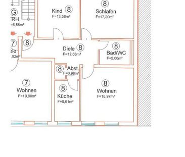 3-Zimmer-Wohnung mit Küche & Bad – Essen Zentrum - - Photo 2