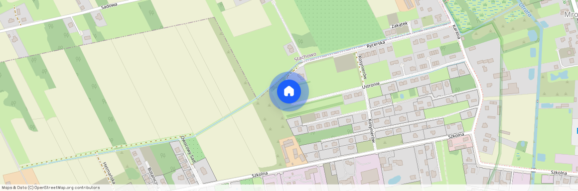 ul. Ustronie, Mroków, Lesznowola, piaseczyński, mazowieckie