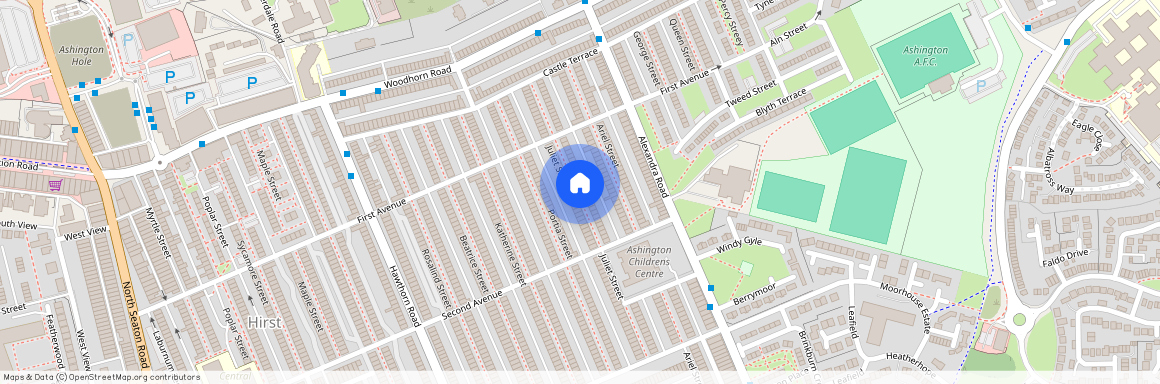 Juliet Street, Ashington, Ashington, Northumberland, NE63 9DZ