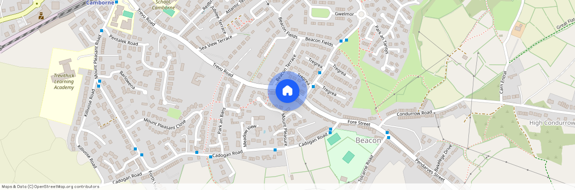 Fore Street, Beacon, Camborne, Cornwall, TR14