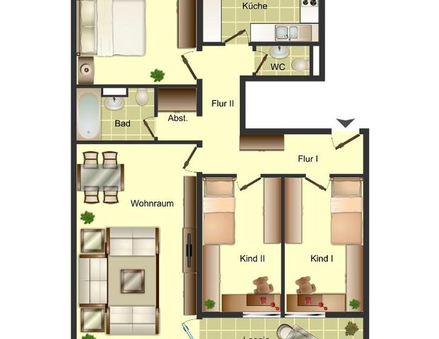 4-Zimmer-Wohnung in Köln Porz - Foto 1