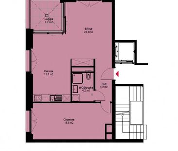 Chemin des Saules 16B, 1260 NYON | Appartement 2.5 pièces - Photo 1