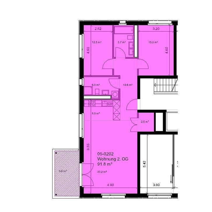 3 ½ Zimmer-Wohnung in Schwerzenbach mieten - Photo 1