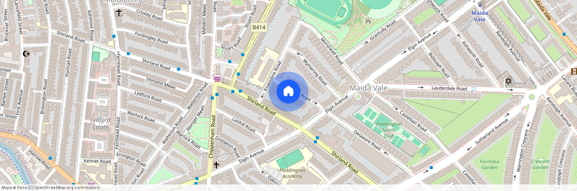 Cleveland Mansions, Widley Road, London