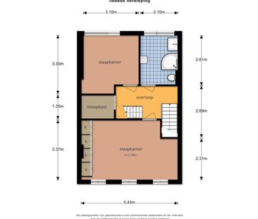 Appartement te huur: Waldeck Pyrmontstraat 22-RD 2013 SE Haarlem - Foto 2