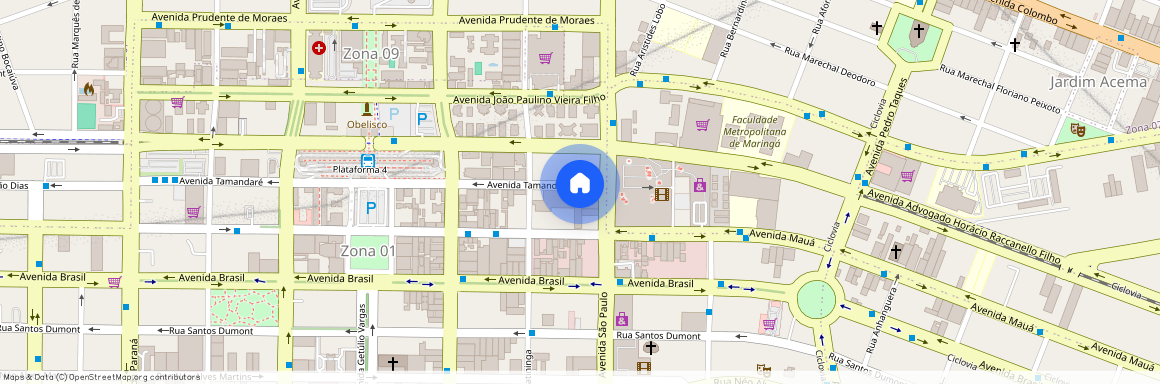 Avenida Tamandaré, Zona 01, PR, Maringá
