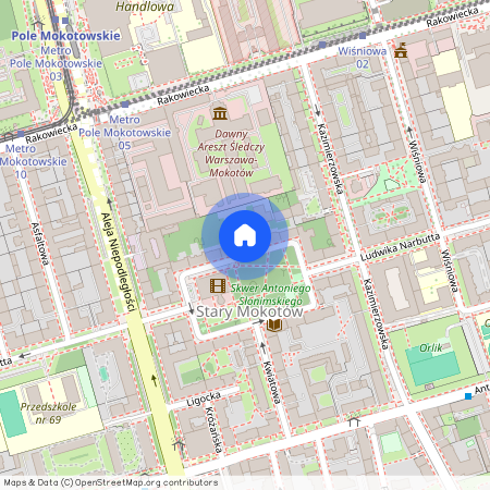 ul. Ludwika Narbutta, Stary Mokotów, Mokotów, Warszawa, mazowieckie