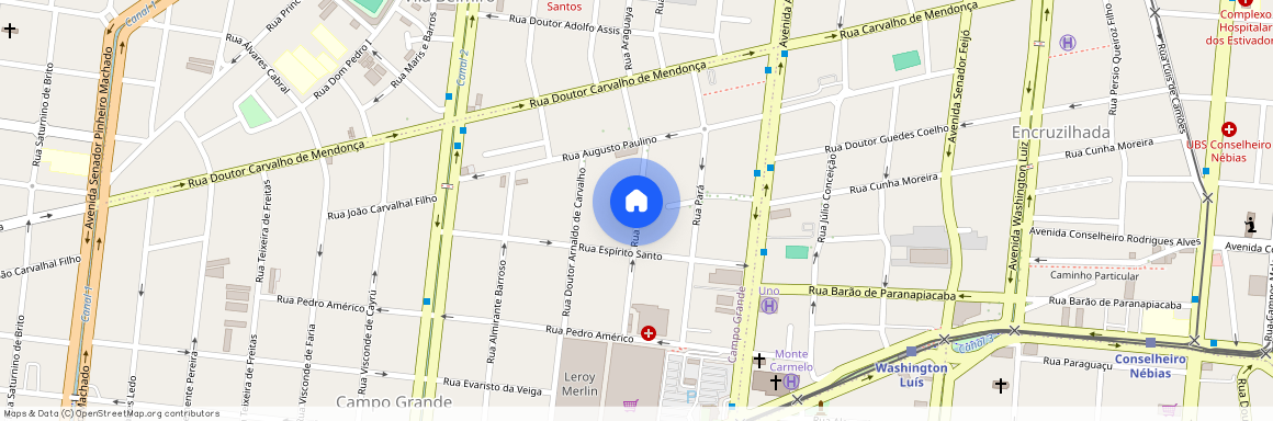 Rua Amazonas, Campo Grande - Santos