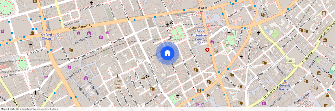 Dean Street, Soho, London, W1D