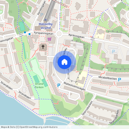 Medsolsbacken, Hässelby