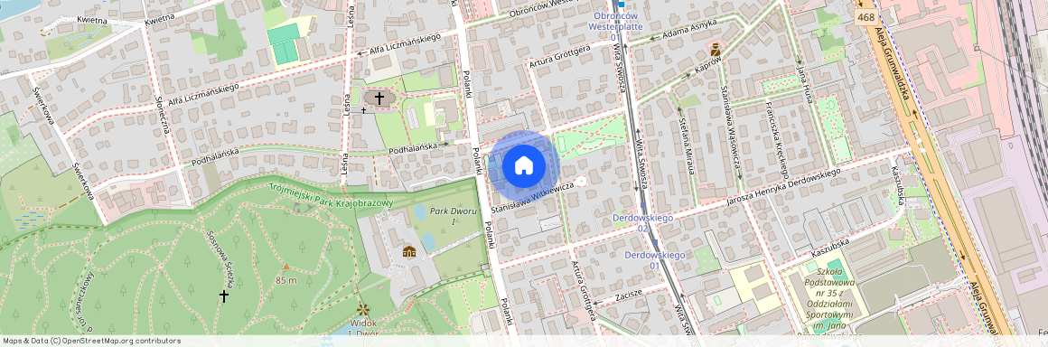 ul. Artura Grottgera, Oliwa, Gdańsk, pomorskie