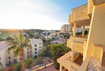 Noble luxury. Two bedroom apartment in a quiet urbanization overlooking the sea and golf cour