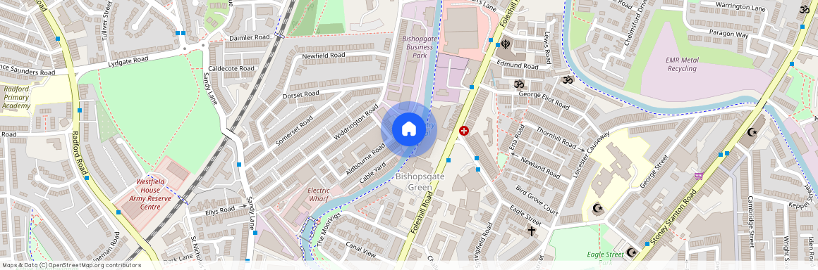 Bishopsgate House, 2 The Quadrant, Coventry, West Midlands, CV1 2DX, Tel: 024 7655 5800, Email: