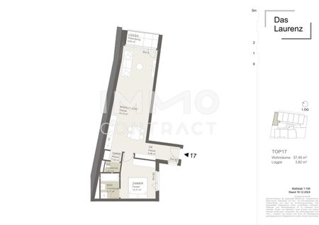 ERSTBEZUG Top Wohnung U3 2 Zimmer + Loggia - 1 bedroom apartment + loggia U3 = DAS LAURENZ= - Photo 4