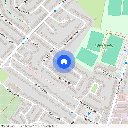 York Gardens, Walton-On-Thames