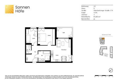 Quadratisch praktisch Sonnen Höfe! Jetzt gemütliche 3-Zimmer-Wohnung in Schwäbisch Gmünd anmieten - Photo 3