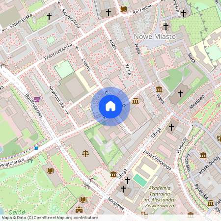 ul. Świętojerska/Freta, Nowe Miasto, Śródmieście, Warszawa, mazowieckie