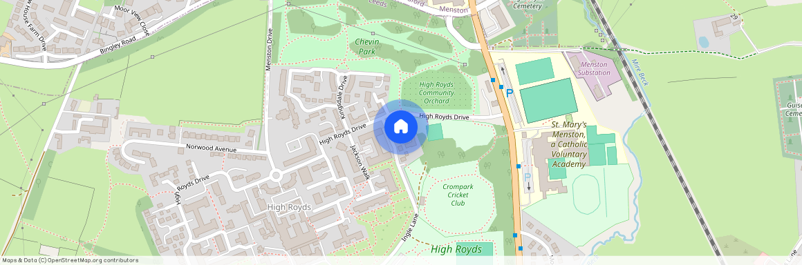 High Royds Drive, Ilkley, West Yorkshire, UK, LS29 6QP, Menston