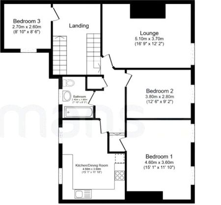 3 bedroom apartment to rent - Photo 2