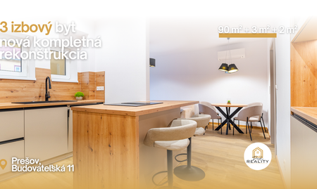 PRENÁJOM | 3i tehlový BYT, 90 m²,centrum PO,balkón,ZARIADENÝ - Photo 2