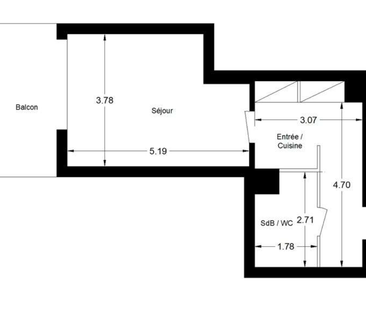 Location Appartement 1 pièce 33m² PARIS 13ème - Photo 5