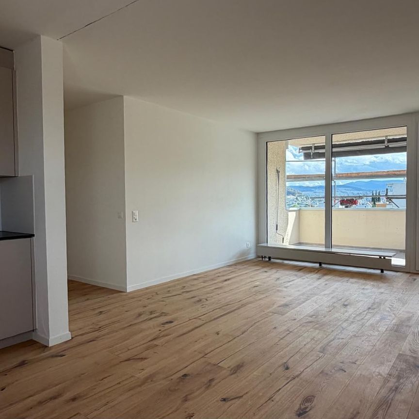 Neu sanierte 3.5-Zimmer-Wohnung mit schöner Aussicht - Photo 1