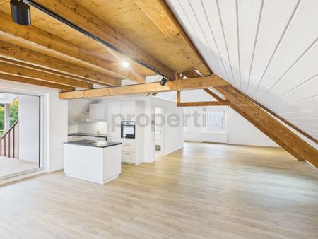 Exklusive Loftwohnung mit Galerie Wohnen auf höchstem Niveau in Thayngen - Photo 2