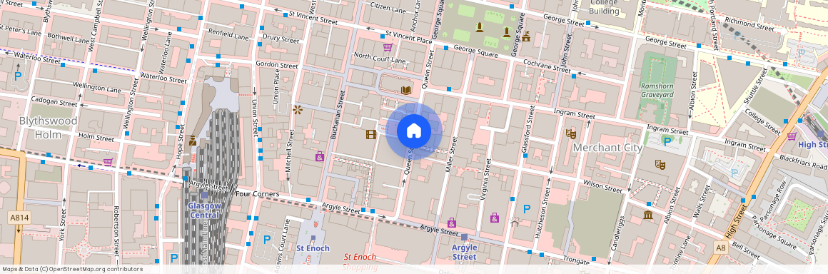 Queen Street, Flat 4/2, Glasgow, City Centre, G1 3DS