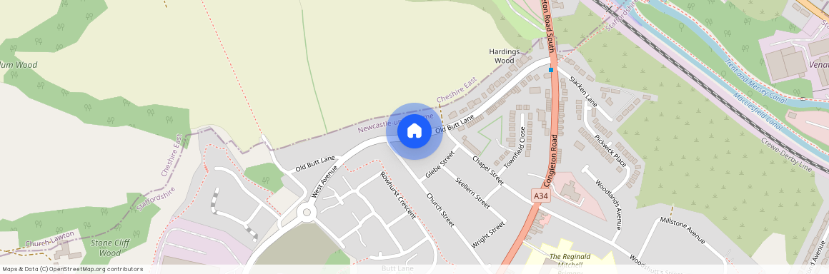 Congleton Road, Butt Lane