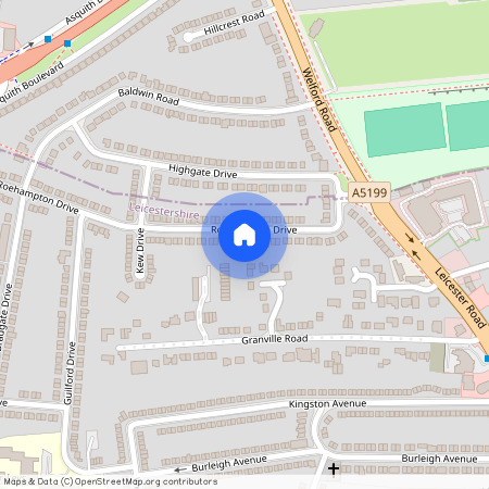 Roehampton Drive, WIGSTON